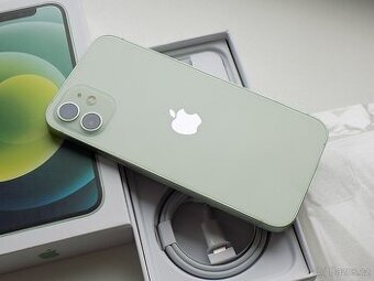 Apple iPhone 12 256GB Zelený - ZÁRUKA - 100% BATERIE