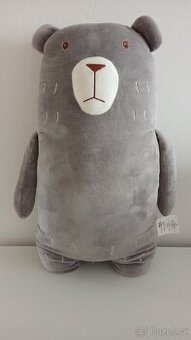 Plyšák - polštářek z mikrospandexu 53cm - MEDVĚD