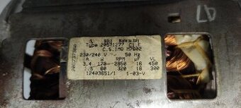 Motor  od pračky Zanussi,  type 20571277 C1.F