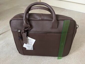 Kožená kabela hnědá nová