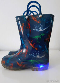 Dětské lehoučké gumáky, Dino, vel. 26