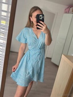 Krásné zavinovací šaty šatičky XS-M