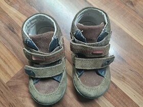 Kožené celoroční dětské boty vel.22 Protetika