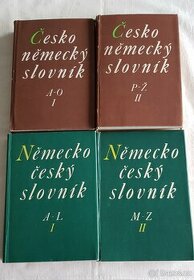 H.Siebenschein Česko-německý + Německo-český slovník 4 díly