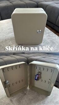 Skříňka na klíče Office depot - 20 klíčů, šedá