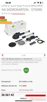 Festool lhs 2 225 EQI s vakem