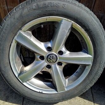 Alu kola 5x112 s pneu205 /55/16 zimni