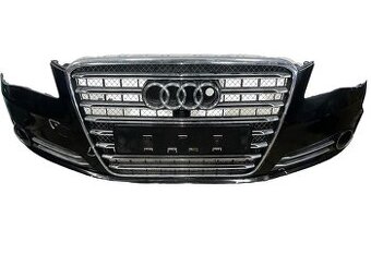 Přední nárazník černá metalíza LZ9 Audi A8 D4 4H r.v. 2010