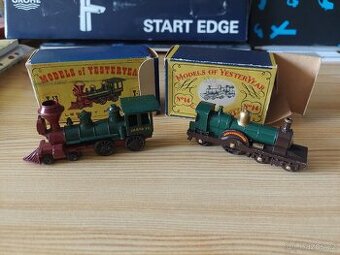 Matchbox yesteryear Y13 a Y14 LOKOMOTIVY