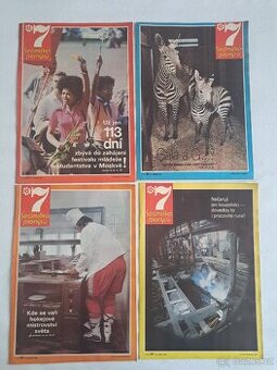 Sedmička pionýrů duben 1985 čísla 31, 32, 33, 34