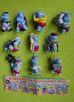 Kinder figurky - sada Happy Hippo Hollywood Stars 1x BPZ
