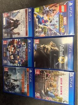 ps4/5 hry  cena na foto