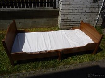 Ikea ATELES rostoucí postel 130-200 x 80 cm, masiv