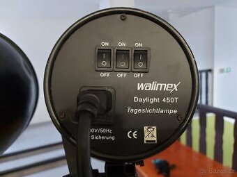 3x Studiová světla Walimex Daylight 450T