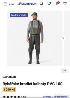 Rybářské brodící kalhoty