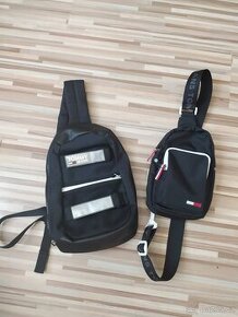 DVOJDÍLNÝ SET LEDVINEK | NOVÝ | ČERNÝ | TOMMY JEANS