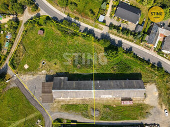 Pozemek pro lehkou výrobu, 4445m2, Stavenice u Úsova, 133396
