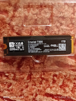 NVME 1TB CRUCIAL T500 - PCIe 4.0 4x NVMe- CTENI 7300MB/S