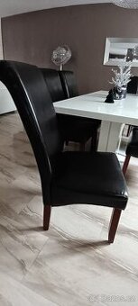 Sada 6x jídelní židle, koženka