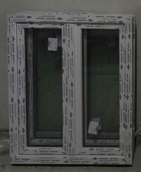 Prodám okna 120 X 150 bílá dvoukřídlá nová