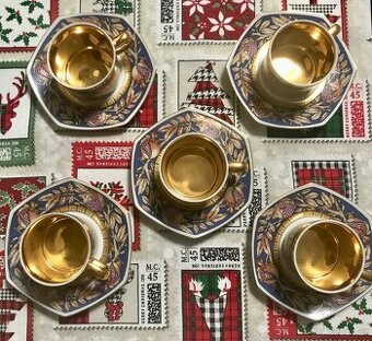 Keramická sada šesti hrnků a podšálku od ATELIÉR LESOV