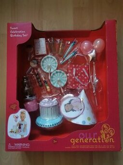Our Generation Sweet Celebration Birthday Set