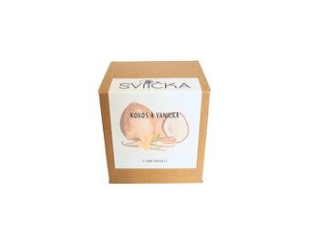 sójová svíčka ve skle