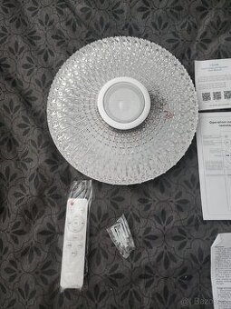 LED stropní svítidlo s reproduktorem, dálkové ovládání, Ø 29