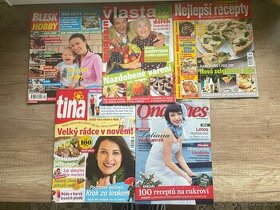 Pět časopisů zajímavé čtení, rady, nápady a vaření