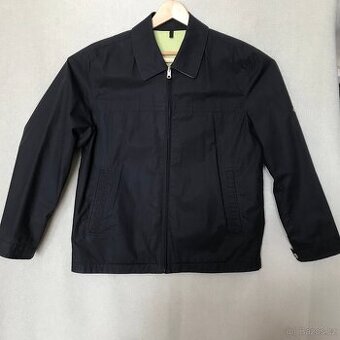 Pánská černá zelená větrovka bunda vel. M 48-50