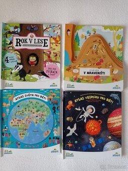 Vzdělávací knihy pro děti, dětská knihovnička Albert