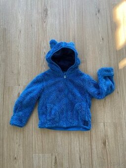 Hřejivá mikina “kožíšek” s oušky 98-104