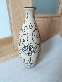 Malovaná keramická váza