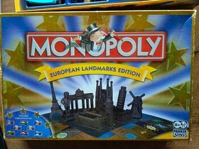 stolní společenská hra Monopoly EUROPEAN LANDMARKS EDITION