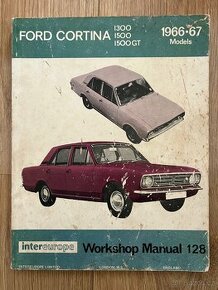 FORD CORTINA mk2 originalni montazni manualy a příručky