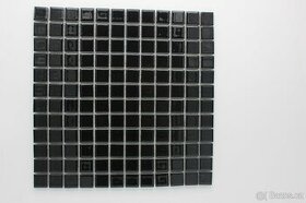 Mozaika, glazovaná, černá, lesk rozměr 25x25mm