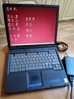 Funkční retro notebook Compaq Armada E500 + zdroj