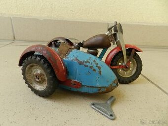 MOTORKA SE SAJTNOU - DRUKOV - 50 léta ČSSR