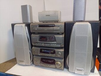 TECHNICS věž EH600, 4díly, 5repro