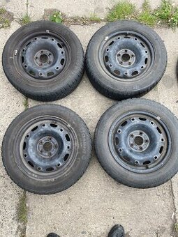 Plechové disky Škoda Fabia 1 5x100 6x14 ET43 185/60r14 zimní