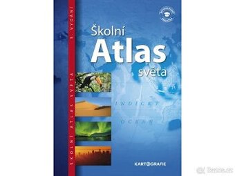 školní atlas světa, bez desek - 1