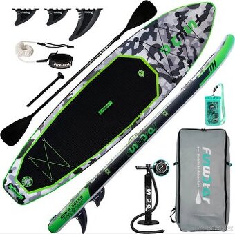 Paddleboard s kajakovou sedačkou , maskovaný.Green 330x84x15