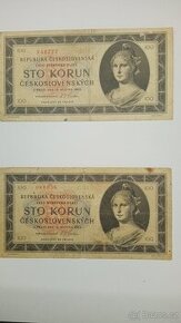 První poválečné státovky 100 korun