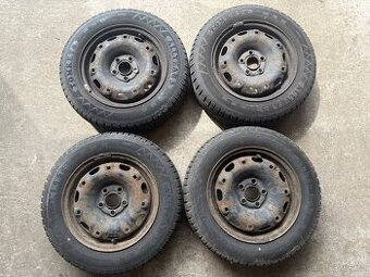 165/70 R14 Sada plechových kol Škoda/VW 4 kusy