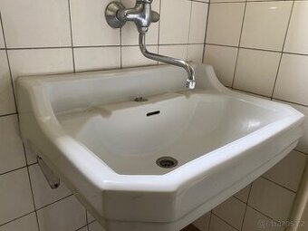 Starožitné porcelánové umyvadlo v krásném stavu - 1