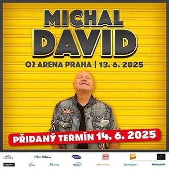 Michal David VIP Klubové patro s rautem - oba termíny