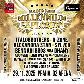 Millenium Explosion, VIP klubové patro, 29. 11. 2025