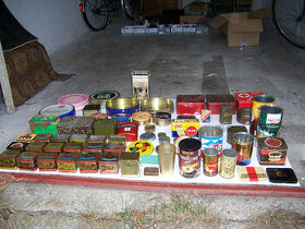 Prodám plechovky od čaje,kávy,oplatků,bonbónů a lékárničky