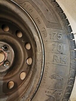 zimní kola plechové disky - 1