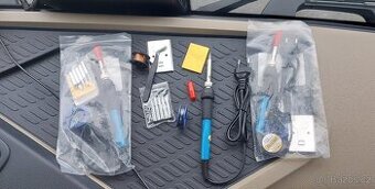 Mikropájka 230V/60W, s výměnnými hroty+cín+držák+pinzeta.